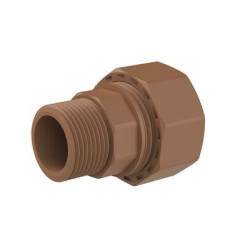 Unitwist Male Coupler CxMI 22mm X 3/4"