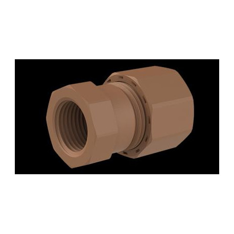 Unitwist Female Coupler CxFI 15mm X 1/2"