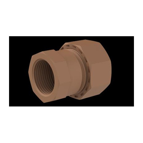 Unitwist Female Coupler CxFI 22mm X 3/4"