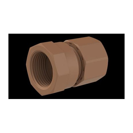 Unitwist Female Coupler CxFI 15mm X 3/4"