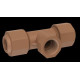 Unitwist Female Tee Cxfixc 15mm X 1/2"