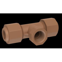 Unitwist Female Tee Cxfixc 15mm X 1/2"