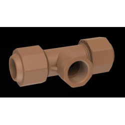 Unitwist Female Tee Cxfi 22mm X 3/4"