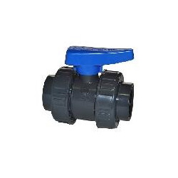 PVC Double Union Ball Valve Threaded