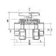 PVC Double Union Ball Valve Threaded