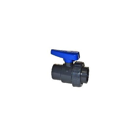 PVC Single Union Ball Valve Solvent Weld