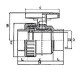 PVC Single Union Ball Valve Solvent Weld