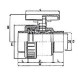 PVC Single Union Ball Valve Threaded