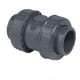 PVC Double Union Check Valve Solvent Weld