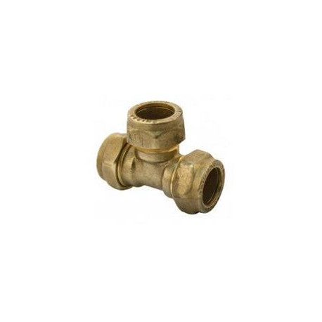 Brass Tee Equal CxCxC 15mm SABS