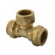 Brass Tee Equal CxCxC 22mm SABS