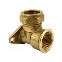 Brass Wall Plate CxFi 22mm x 3/4" SABS