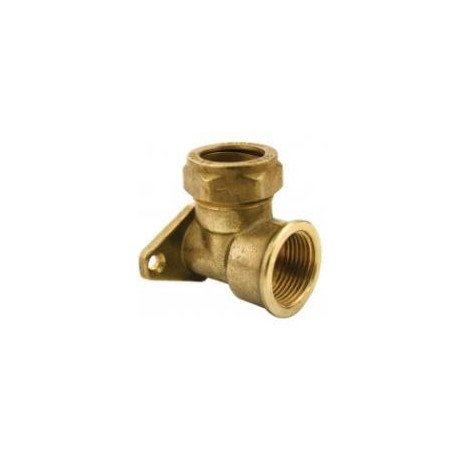 Brass Wall Plate CxFi 22mm x 3/4" SABS