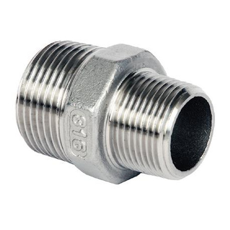 Stainless Steel Reducing Hex Nipple