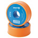 Unecol Ptfe Tape 12mm X 12M X 0.075mm Orange/Blue