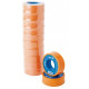 Unecol Ptfe Tape 12mm X 12M X 0.075mm Orange/Blue