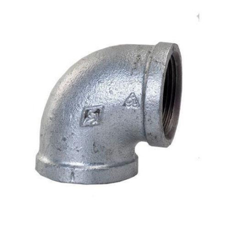 Galvanised Elbow Female / Female 90°