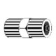 Short Poly Threaded Socket 1/2"