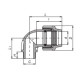 Compression Male Elbow