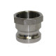 Cam Lock A 3" M/Ad X Ft Stainless Steel
