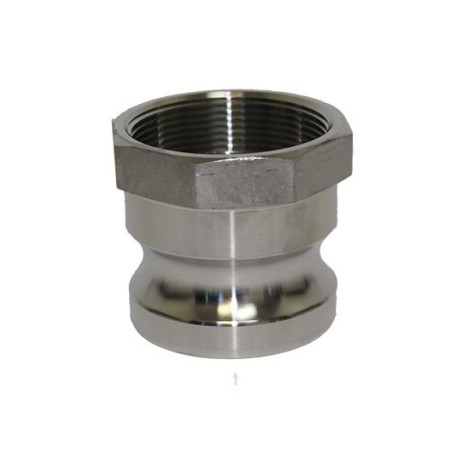 Cam Lock A 3" M/Ad X Ft Stainless Steel
