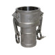 Cam Lock C 3" F/Ad X Hose Stainless Steel
