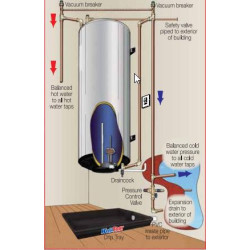 Kwikot Geyser Drip Tray - Horizontal 100L Polyethlene - 1200 x 600