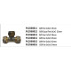 Brass Tee CxCxC 15mm - REIGN DZR
