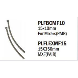 Flexible Braided Connector for Mixers 15x10mm (PAIR)