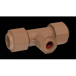 Unitwist Reducing Tee Cxcxc 22mm X 15mm